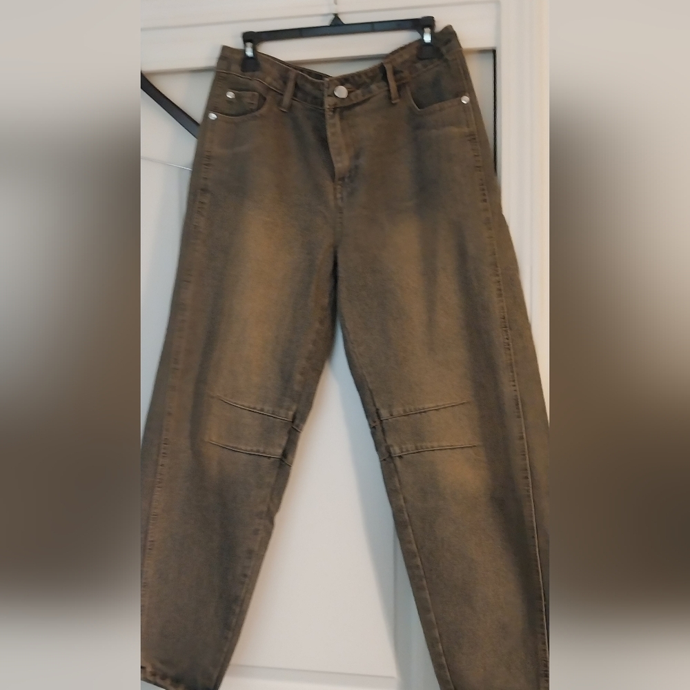 Denim Barrel Jeans